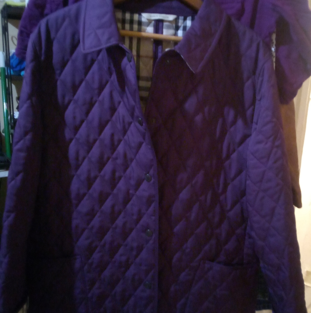 BURBERRY, Medium size, Purple